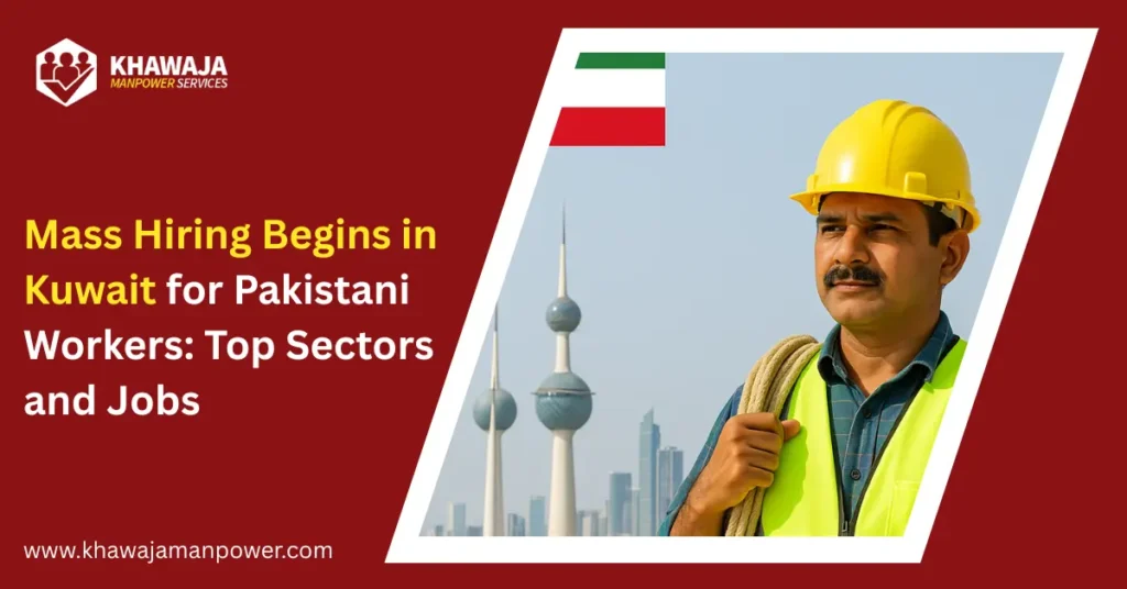Mass Hiring Begins in Kuwait for Pakistani Workers: Top Sectors and Jobs